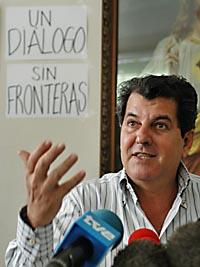 EL DISIDENTE Oswaldo Payá, líder del Movimiento Cristiano de Liberación, pidió garantías para la celebración de las elecciones municipales.
